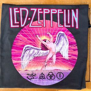 LED ZEPPELIN T-Shirt Flying Icarus Tee Gray Sz XL